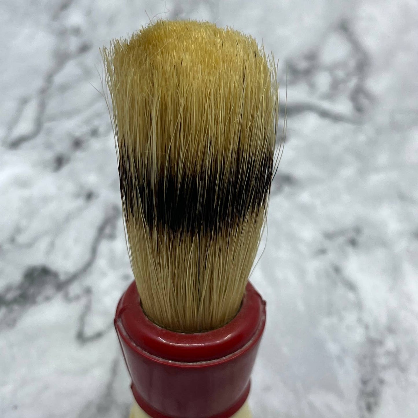 1950s Made Rite Pure Bristle 150 Bakelite Barber Badger Shaving Brush SE9