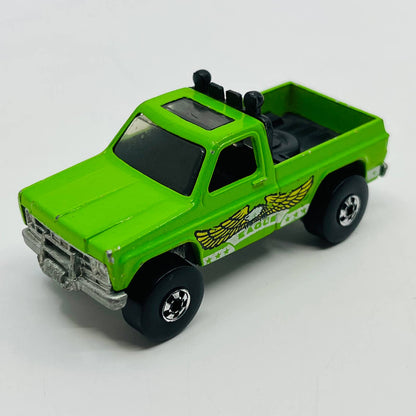 1977 Hot Wheels Chevrolet Green Eagle Pickup Truck Blackwall Hong Kong TD7