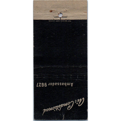 Tom Brown's Cafe Lounge Chicago IL Advertising Matchbook Cover SA1-M10