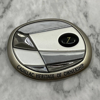 Cadillac Motor Car Division Heritage of Ownership 7 Medallion Grill Emblem SA2
