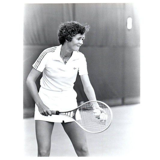 1978 Original Press Photo Women's Tennis Pam Shriver ~8x10" AD2