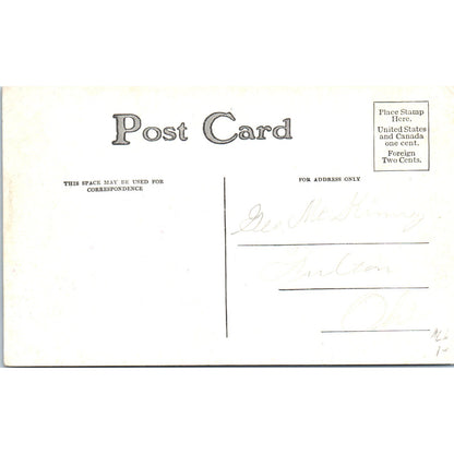 An Ocean View Ride Horse and Buggy Motor Car Original Postcard P2-7