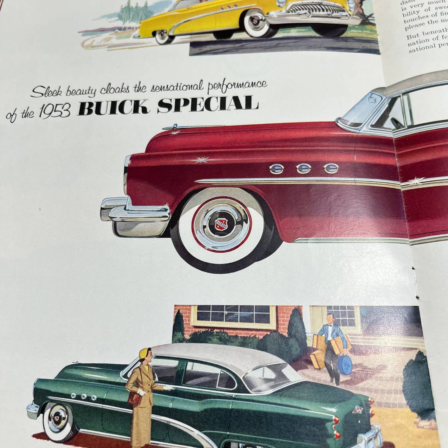 1953 Buick’s Greatest Cars in 50 Years Full Color Deluxe Sales Brochure B4