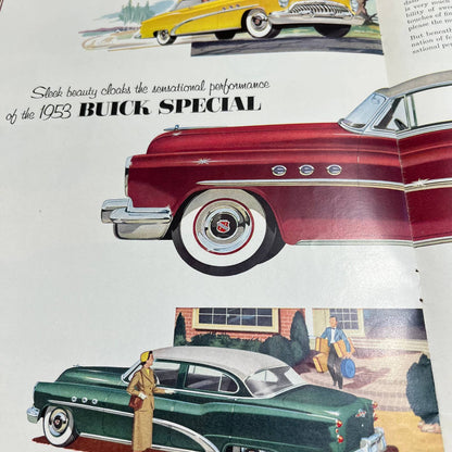 1953 Buick’s Greatest Cars in 50 Years Full Color Deluxe Sales Brochure B4