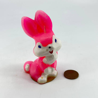 1950s Gurley Novelty Candle Easter Pink Bunny SC8