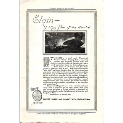 c1920 Harper's Magazine Ad - The Hood Tire Company Watertown MA TF6-1