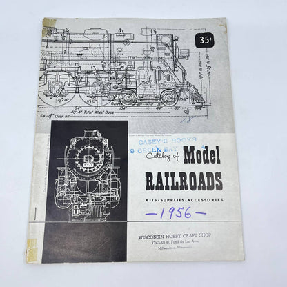 1956 Catalog Of Model Railroads - Wisconsin Hobby Craft Shop Milwaukee TC6