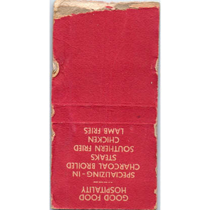 Town Tavern Dining & Dancing Tulsa OK Advertising Matchbook Cover MM9-4