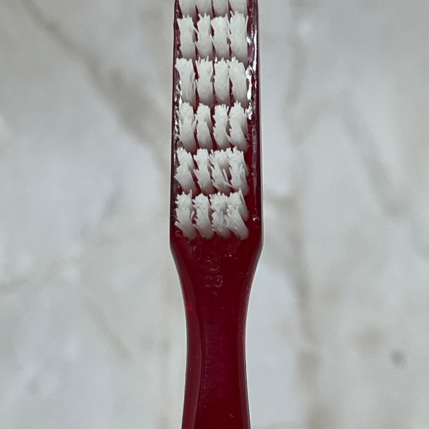 Vintage 1980s Pepsodent Promo Toothbrush Red Plastic Unused TE5-S2