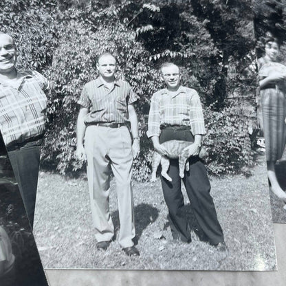 1956 Collection of Photos & Negatives Warren Dean Black With His Cat TJ9-PG3