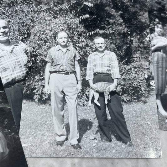 1956 Collection of Photos & Negatives Warren Dean Black With His Cat TJ9-PG3