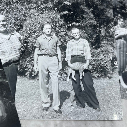 1956 Collection of Photos & Negatives Warren Dean Black With His Cat P4-9