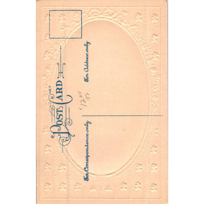 Am I Glad I Met You Victorian Couple Romance Original Postcard TK1-P18