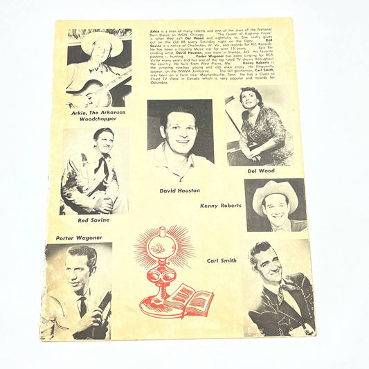 1950s Country Music Stars Promo Photo Book Grand Ole Oprey TG4