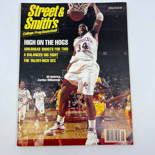 1994 Street & Smith’s College / Prep Basketball Magazine Corliss Williamson TH3