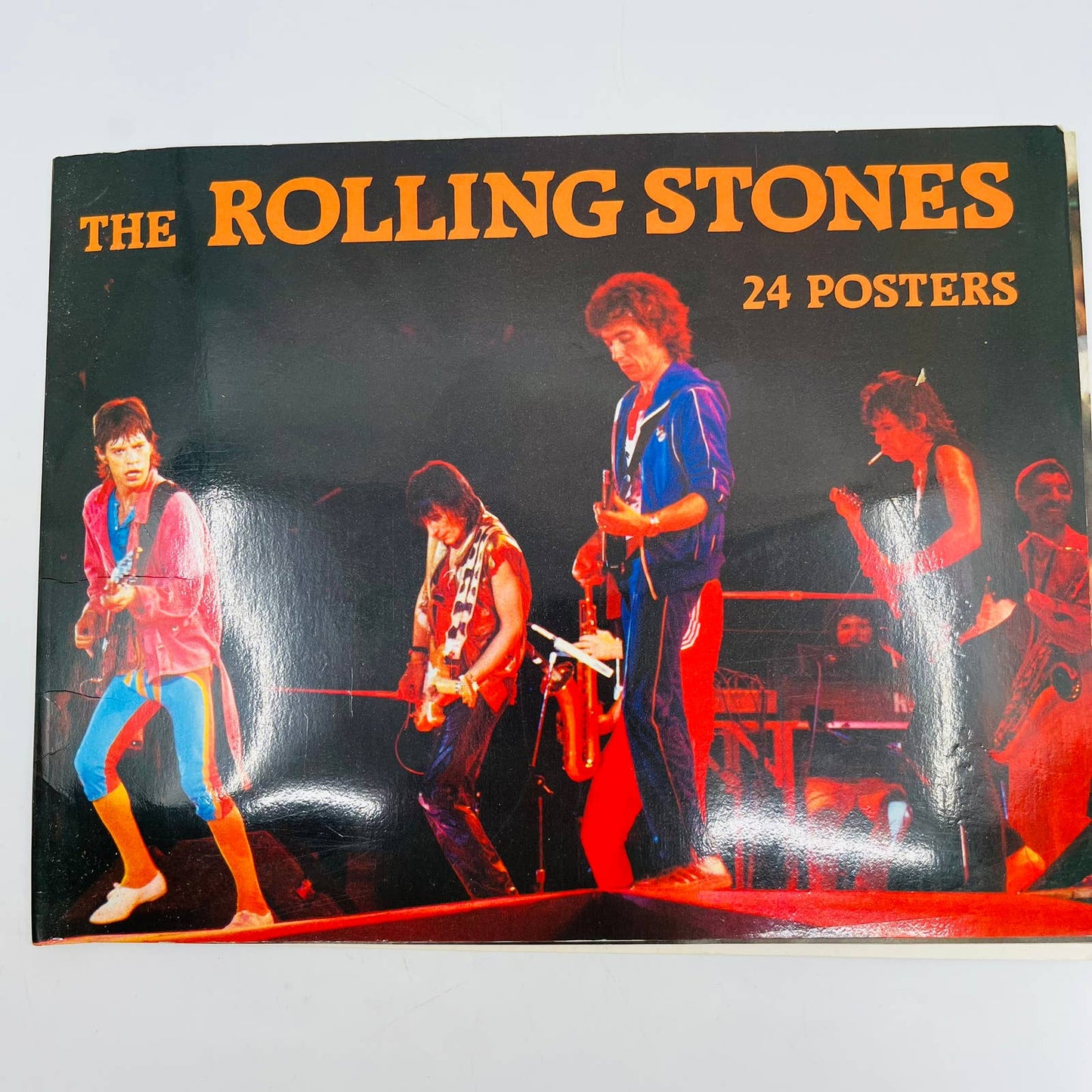 1983 The Rolling Stones 24 posters Book Mick Jagger concert photos 8.5 x 11 BA4