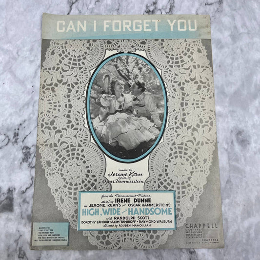Can I Forget You Sheet Music High Wide and Handsome Irene Dunne TH1