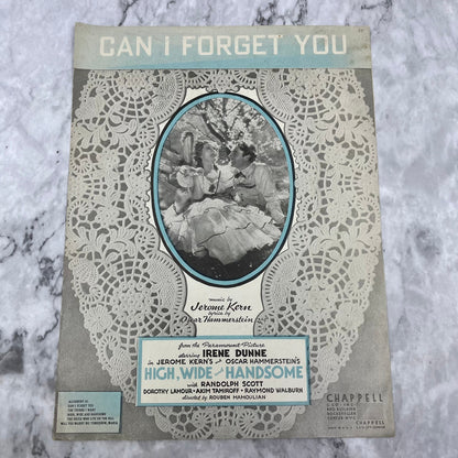 Can I Forget You Sheet Music High Wide and Handsome Irene Dunne V42-2