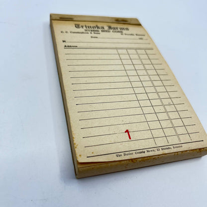 1950s Trinoka Farms Hybrid Seed Corn Order Pad El Dorado Kansas TE4