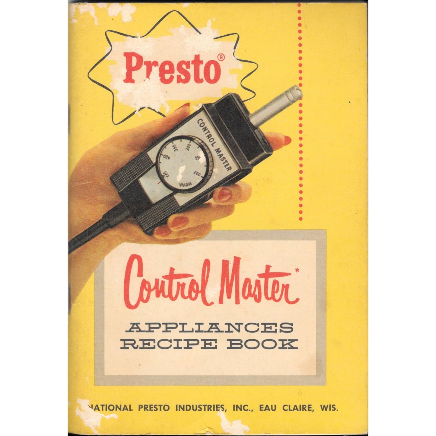 Presto Control Master Appliance Recipe Book - 1957 Cookbook TJ7