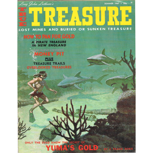 Long John Latham's True Treasure Magazine Mining Metal Detecting Summer 1967 M5