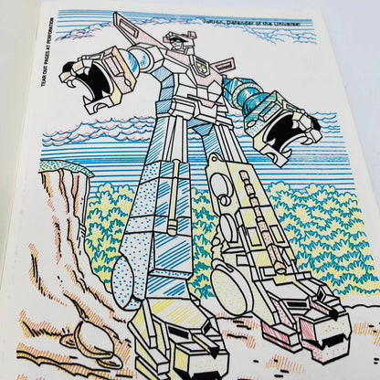 1985 VOLTRON Defender of the Universe Paint With Water BooK BA4