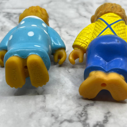 Vintage 1980s Berenstain Bears Papa Mama 3.5" Lot 2 SE7