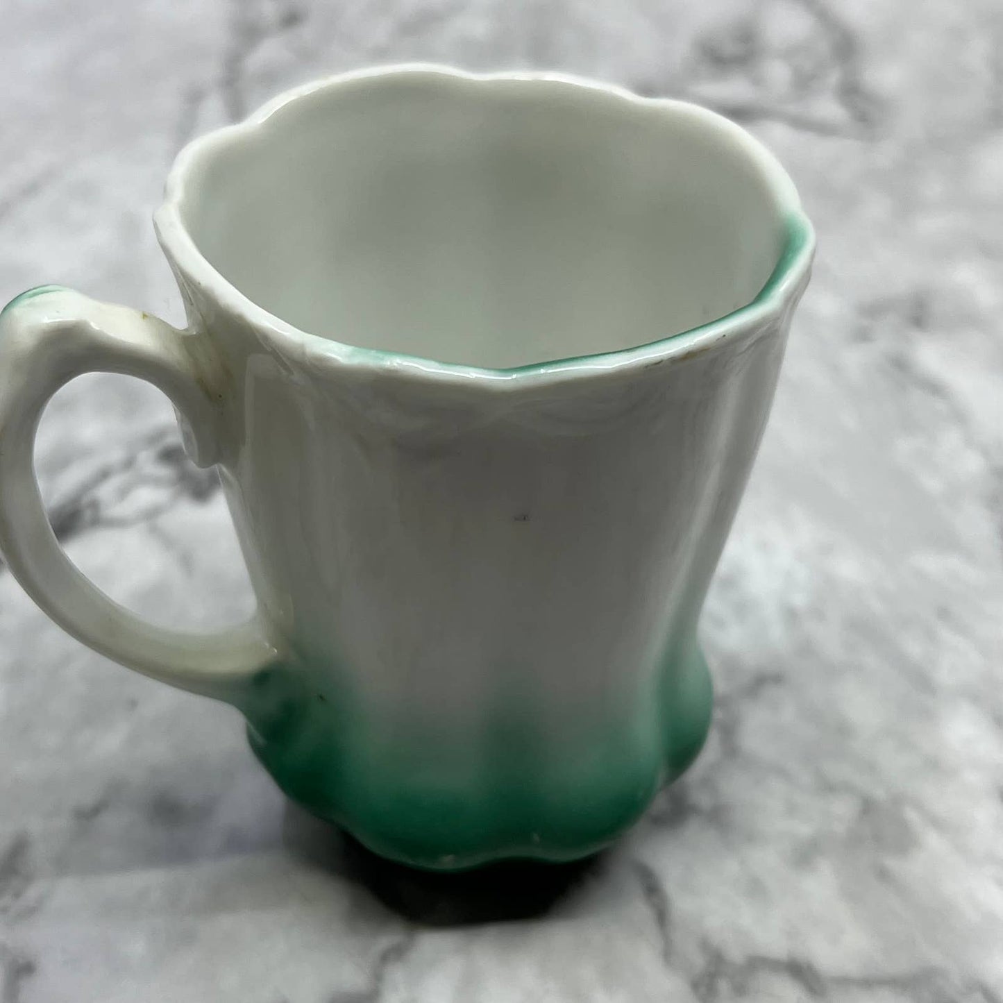 Vintage Porcelain Hand Painted Flower Tea Cup Doll Tea Party 3” TJ5