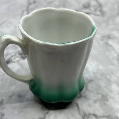 Vintage Porcelain Hand Painted Flower Tea Cup Doll Tea Party 3” TJ5