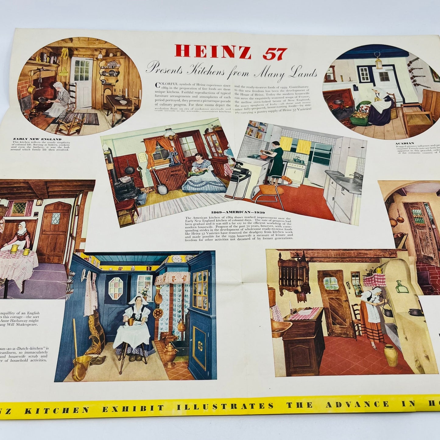 1939 SAN FRANCISCO HEINZ EXHIBIT BROCHURE PAMPHLET WORLD’S FAIR GOLDEN GATE A1