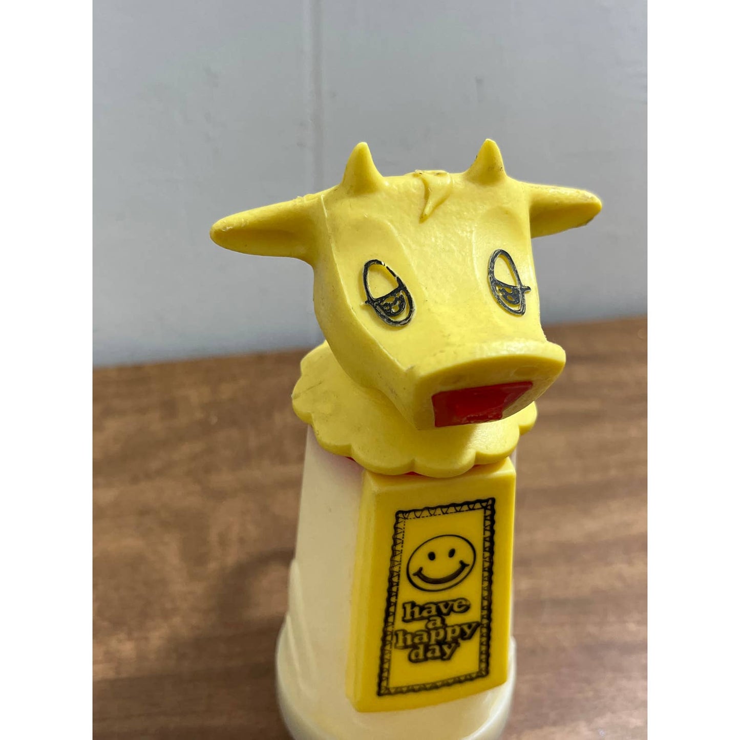 Vtg Whirley Industries 1960’s Plastic Moo Cow Creamer Mid Century Decor 6” TG8