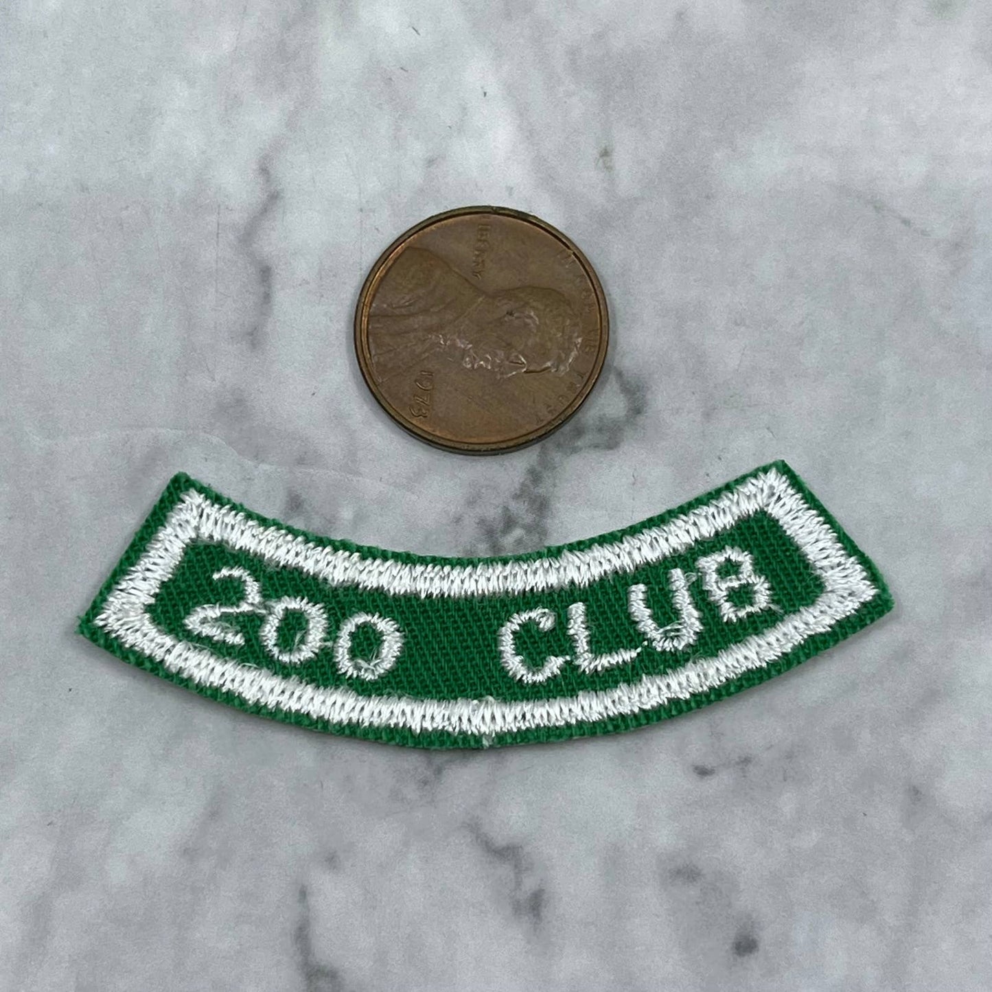 Vintage Embroidered Bowling Patch 200 CLUB SE7
