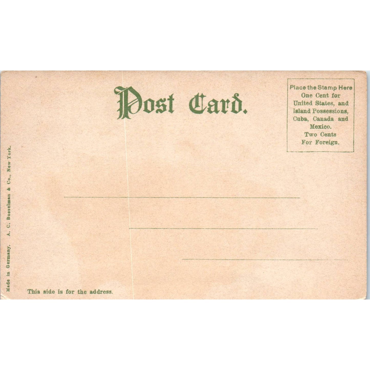 Fort San Cristobal San Juan Puerto Rico c1905 - Original Postcard TJ9-P1