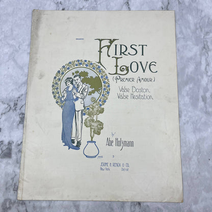 1914 First Love Premier Amour Sheet Music Abe Holzmann Jerome Remick TJ4