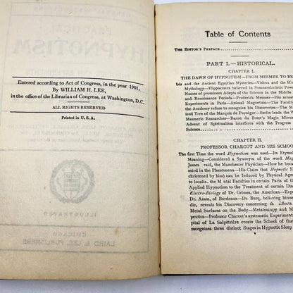 1901 Practical Hypnotism Theories and Experiments Comte C De Saint-Germain TF3