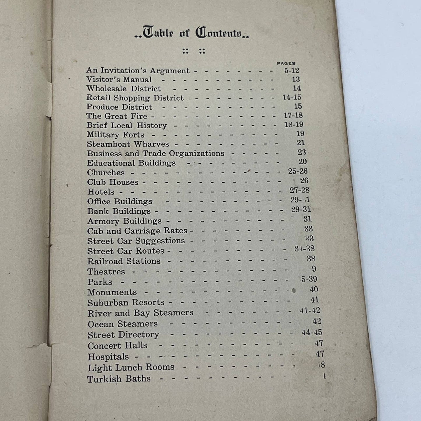 1905 The New Baltimore A Guide Book Epitome Compliments Democratic Telegram TG6