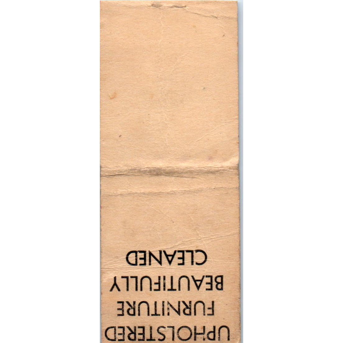 Home Rug & Curtain Cleaning Co Kansas City MO Advertising Matchbook Cover SA9-M1