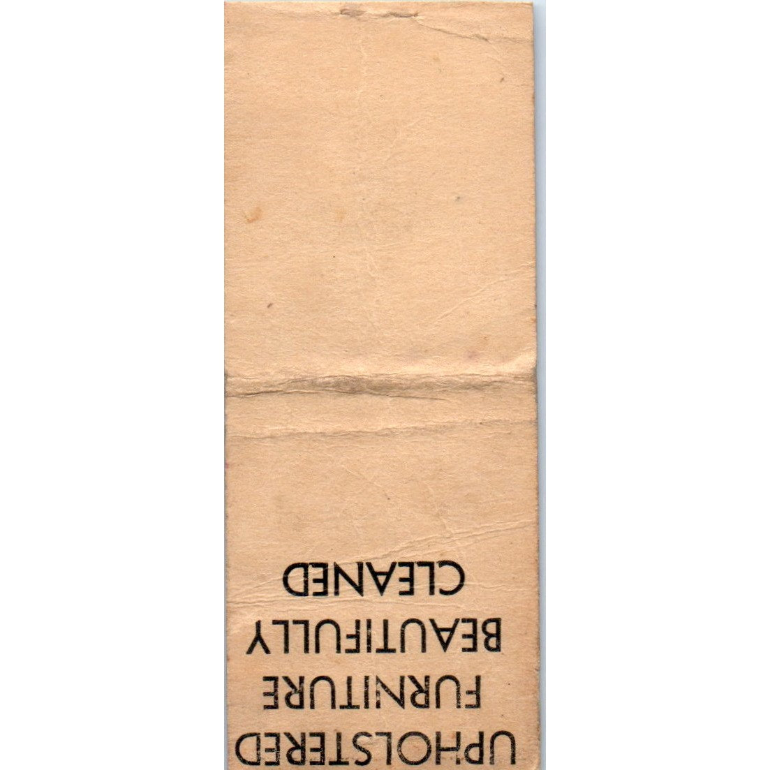 Home Rug & Curtain Cleaning Co Kansas City MO Advertising Matchbook Cover MM9-5