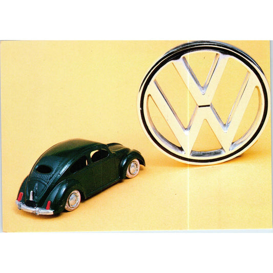 VW Volkswagen CIJ (F) French Toy Race Car Original Postcard TK1-P18