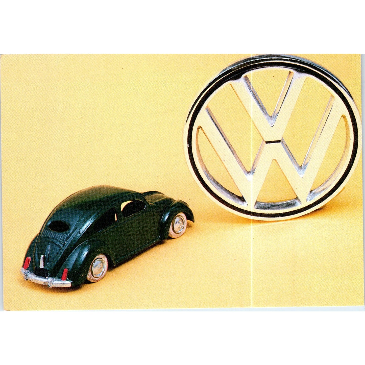 VW Volkswagen CIJ (F) French Toy Race Car Original Postcard P2-8
