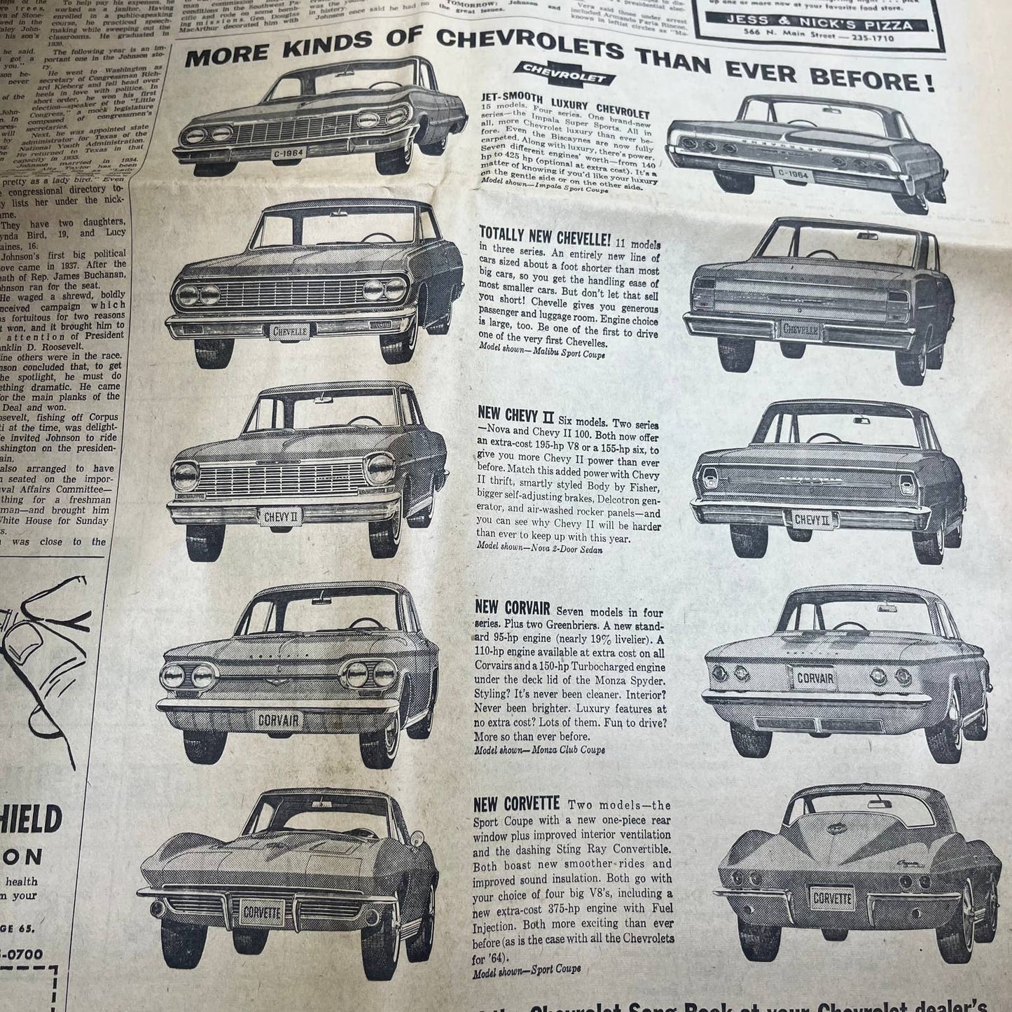 1963 Nov 26 OSHKOSH DAILY NORTHWESTERN Newspaper JFK Assassination TI6-8