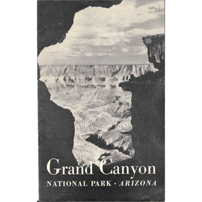 Vintage 1946 Grand Canyon National Park Arizona Brochure Booklet TJ7