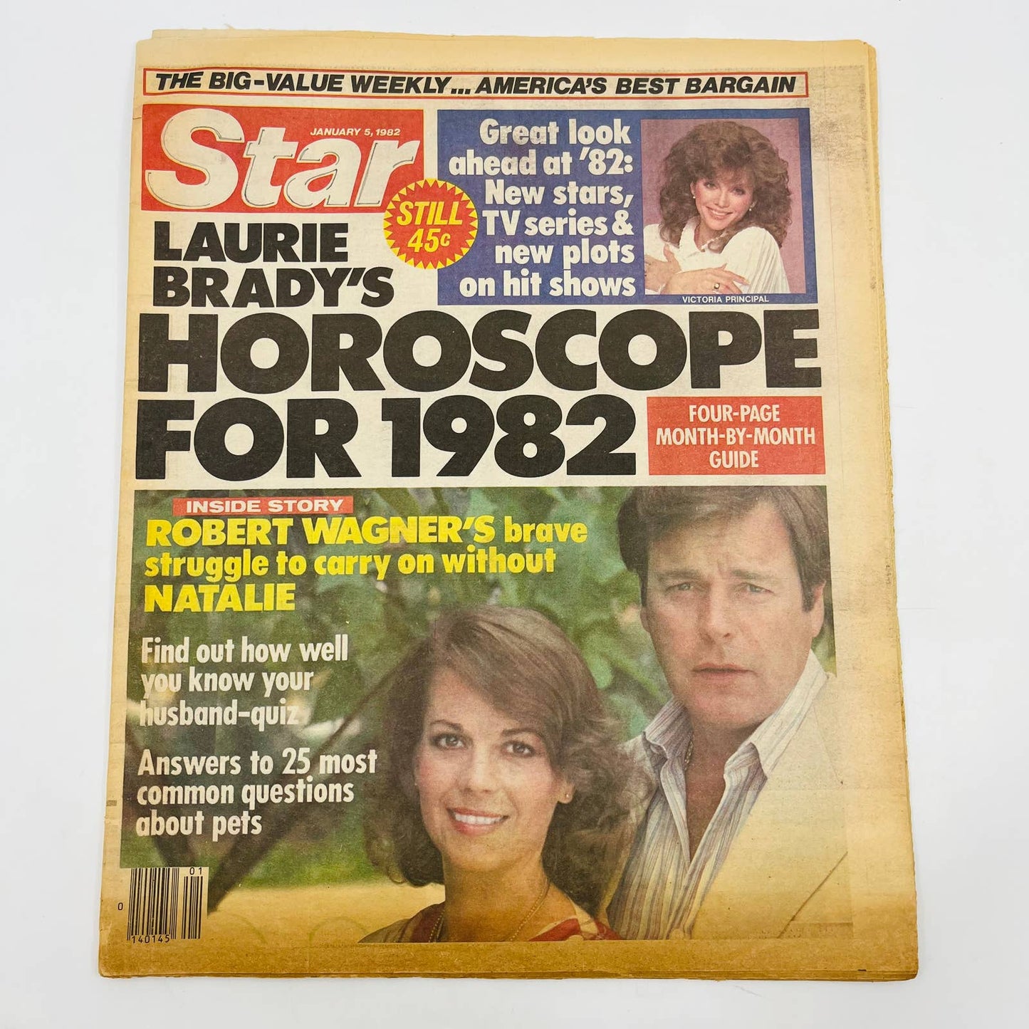 The Star Tabloid 1982 Robert Wagner Liz Taylor Bo Derek Lama Turner FL2