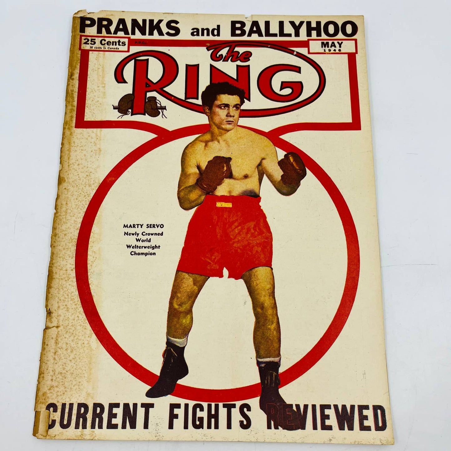 1946 May - The Ring Boxing Magazine – Marty Servo Pranks and Ballyhoo TA5