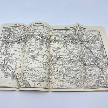 1946 Northern Pacific Railway VistaDome North Coast Passenger Train Schedule TF7