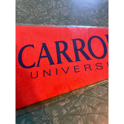 Vintage Carroll University (Wisconsin) Souvenir Sports Felt Pennant