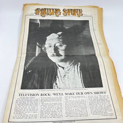 Rolling Stone Magazine #72 Dec 10 1970 Leon RUSSELL Guess Who Andy Warhol ad TF8