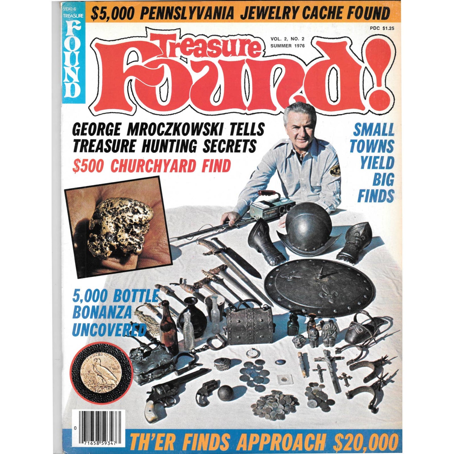 Treasure Found! Magazine - Treasure Hunting Metal Detecting Summer 1976 M3