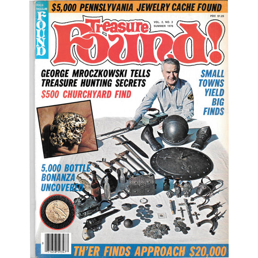 Treasure Found! Magazine - Treasure Hunting Metal Detecting Summer 1976 M3
