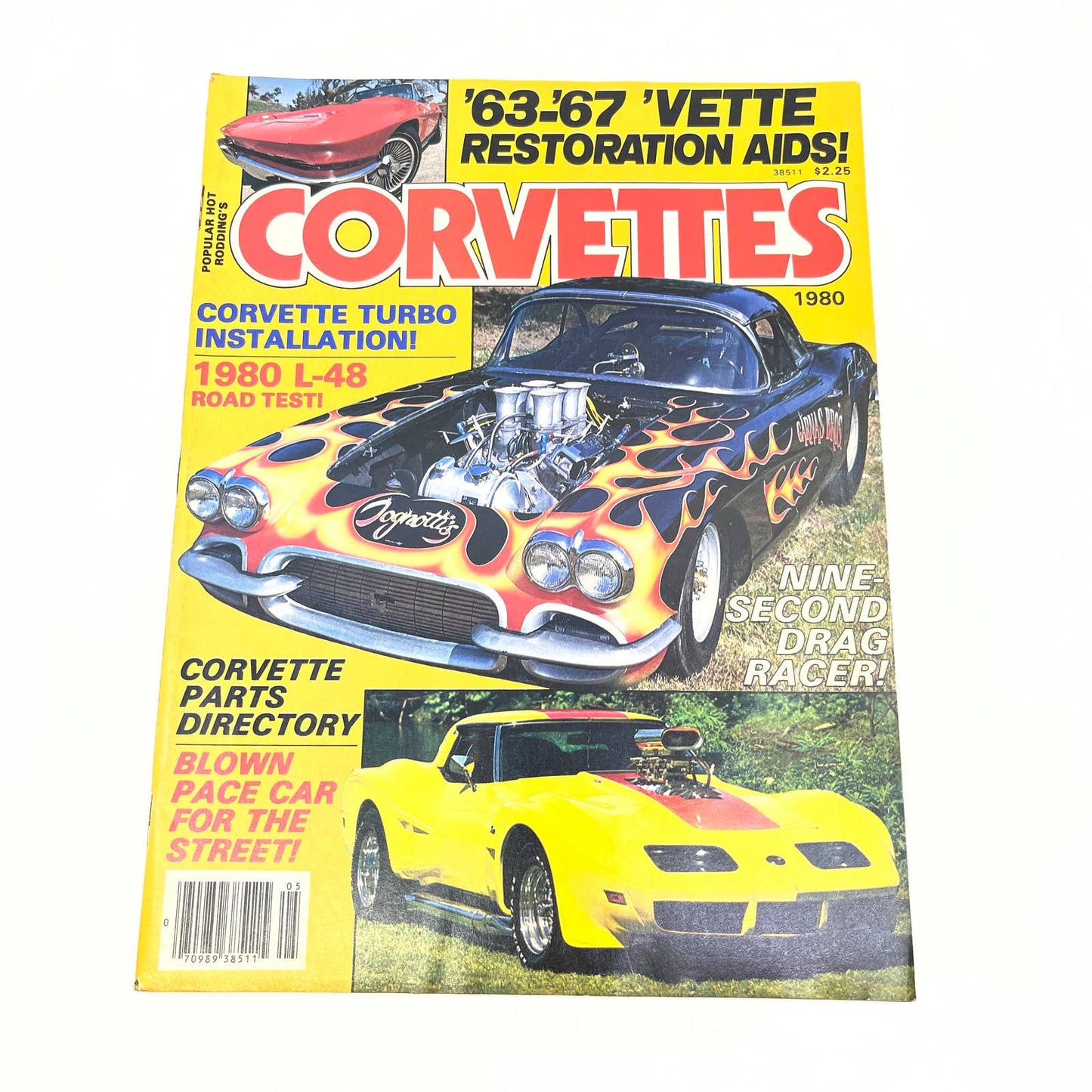 1980 Corvettes Magazine Corvette THE CORVETTE ROADSTER ~ '67 TG1